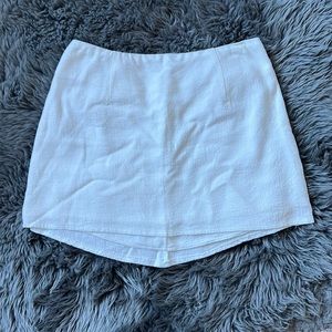 princess polly white selby mini skirt
